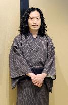 Akutagawa Prize-nominated comedian attends press conference