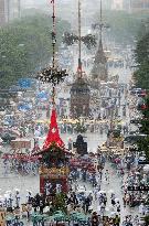 Gion Festival going on in Kyoto