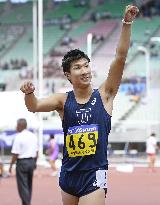 Japanese sprinter Kiryu wins 1st college title in 100m race