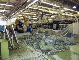 Nissan's quake-hit plant in Fukushima