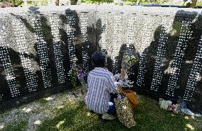 Okinawa marks WWII battle anniv.