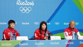 Olympics: Japan's Yoshida, Icho hold press conference