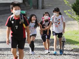 Schools in typhoon-hit town resumed