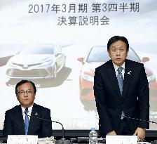 Toyota posts 32.5% drop in operating profit, lifts outlook