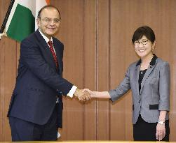 Japan, India defense ministers share concerns over N. Korea