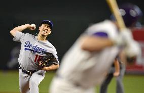 Baseball: Maeda roughed up by D-backs