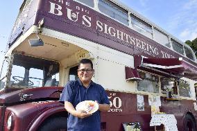 Nagasaki cafe made from iconic British bus draws shutterbugs
