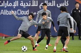 Football: Urawa Reds training for Club World Cup 5th-place match