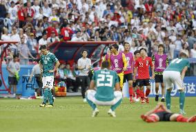 Football: Germany vs South Korea at World Cup