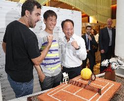 Tennis: Nishikori ahead of French Open