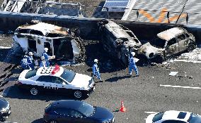 7-vehicle collision in central Japan
