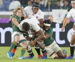 Rugby World Cup in Japan: England v South Africa