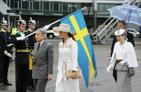 Emperor, empress arrive in Sweden on 5-nation Europe tour