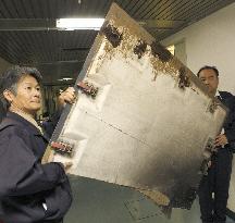 JAL's maintenance error causes fall of 2 panels from plane