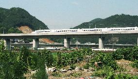 Bullet train collision in China