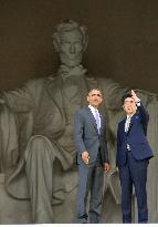 PM Abe arrives in Washington