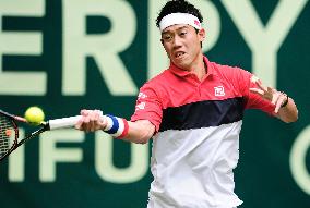 Nishikori advances to quarterfinals in Gerry Weber Open