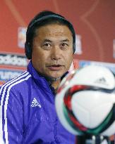 Japan manager Sasaki attends press conference