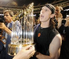 Giants win World Series