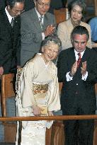 Empress Michiko attends Mexican music festival in Tokyo