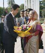 Japan Prime Minister Abe in Bangladesh