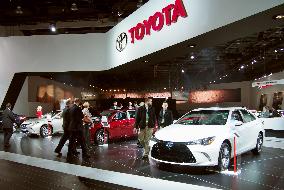 Toyota Motor's booth at NAIAS in Detroit
