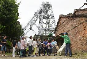 Tourists visit Japan's newly listed UNESCO World Heritage site