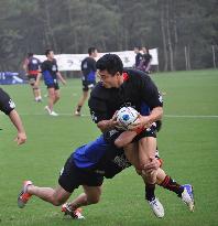 Japan national rugby team in training session