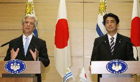 Japan, Uruguay vow to boost economic ties, cooperate in U.N. reform