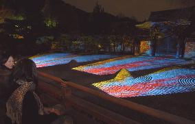 Kodaiji Temple in Kyoto lights up