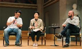 Japanese woman speaks in conference in Oslo against death penalty