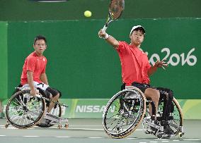 Japan pair of Miki and Sanada defeated in wheelchair tennis semis