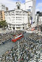 Medalists parade in Tokyo