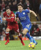 Leicester City's Okazaki