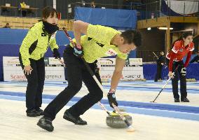 Curling: Japan misses out on SF spot at world mixed doubles