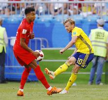 Football: England vs Sweden at World Cup
