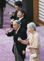 Japanese emperor's 85th birthday