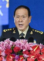 Chinese Defense Minister Fenghe at forum