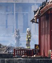 Fire at World Heritage castle in Okinawa