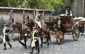 Emperor's visit to Ise Jingu shrine