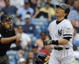 Hideki Matsui hitless at 4 at-bats