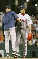 Red Sox's Matsuzaka shelled in worst start in majors