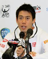 Tennis: Nishikori looking for 4th consecutive Memphis title