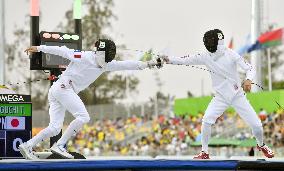 Olympics: Belaud beats Miguchi in modern pentathlon fencing