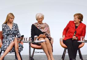 Ivanka Trump in Berlin panel discussion