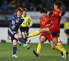 Japan vs China in E-1 soccer match