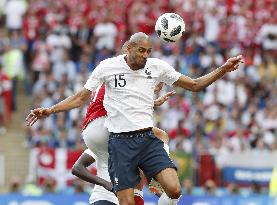 Football: Denmark vs France at World Cup