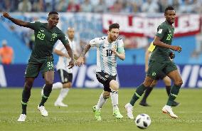 Football: Nigeria vs Argentina at World Cup