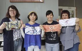 Handmade bras popular among evacuees in Japan