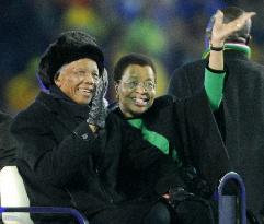 Mandela at World Cup closing ceremony